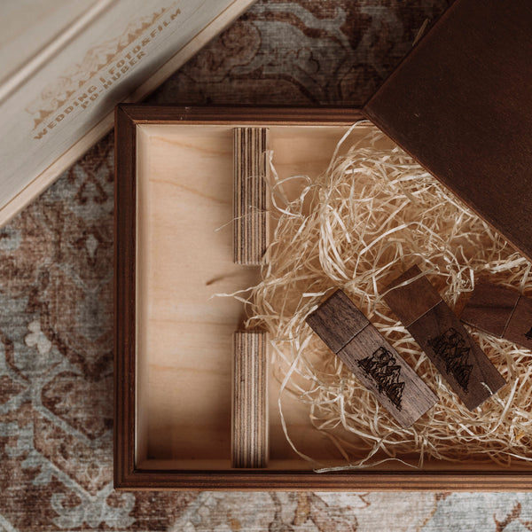 Holzgeschenkbox - bis zur Bildergöße 13x19