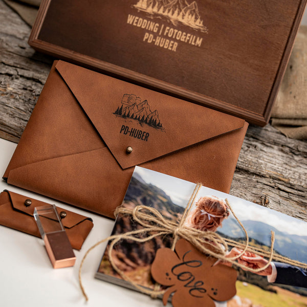 Holzgeschenkbox - bis zur Bildergöße 13x19