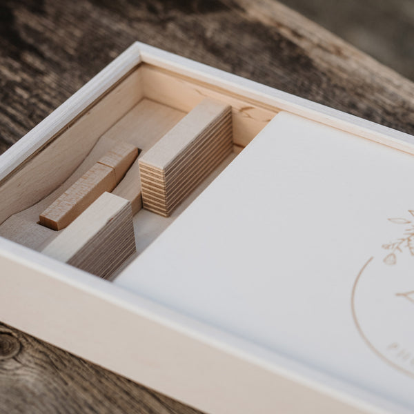 Holzgeschenkbox - bis zur Bildergöße 13x19