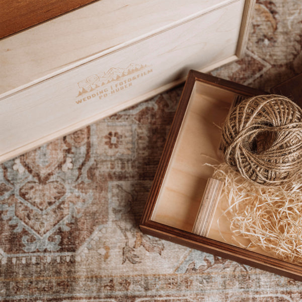 Holzgeschenkbox - bis zur Bildergöße 13x19