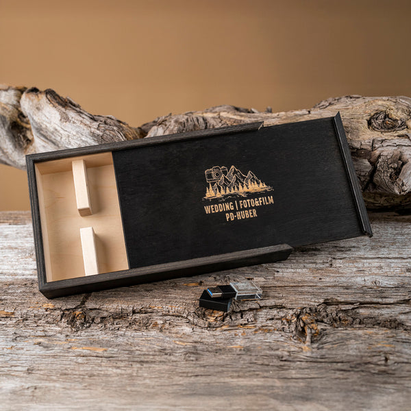 Holzgeschenkbox - bis zur Bildergöße 13x19