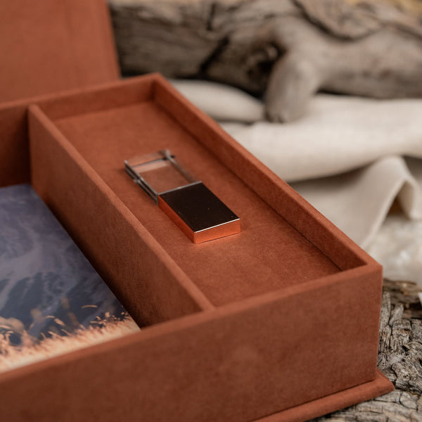 Fabric box SoftTouch | Copper