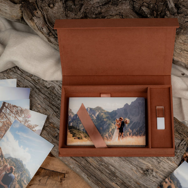 Fabric box SoftTouch | Copper