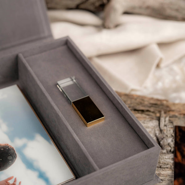 Fabric box SoftTouch | Concrete