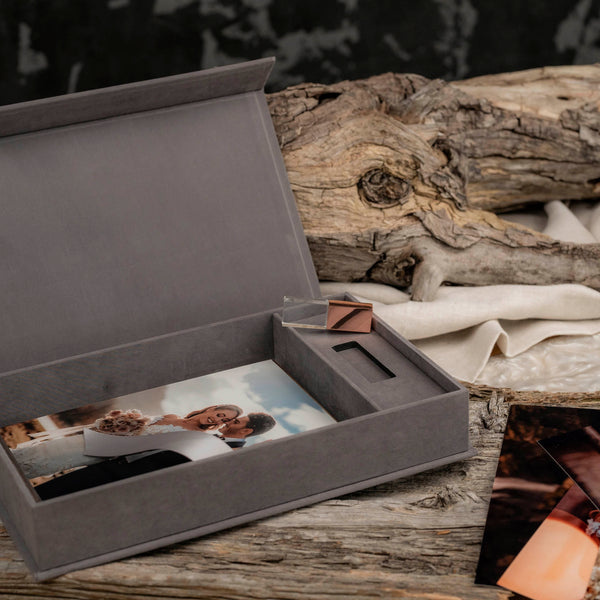 Fabric box SoftTouch | Concrete