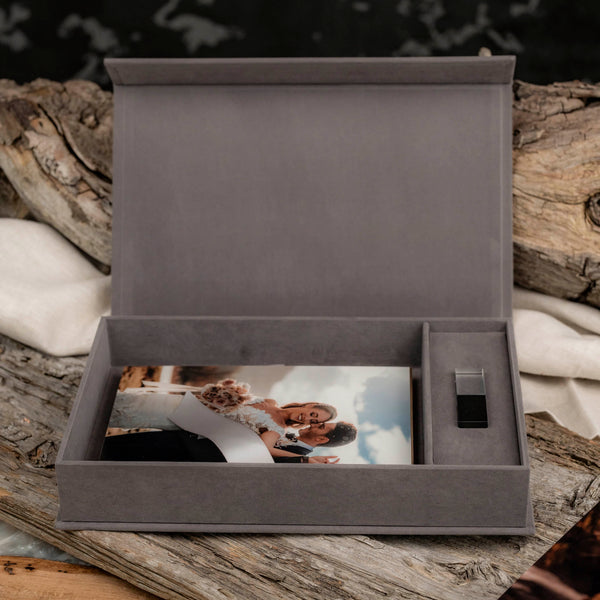 Fabric box SoftTouch | Concrete