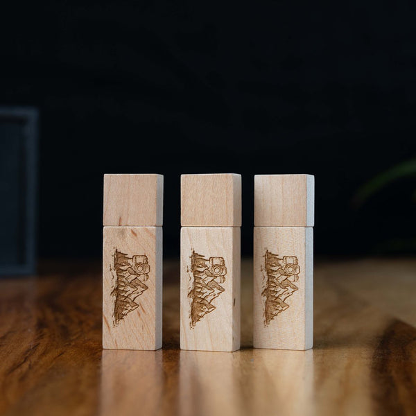 USB-Stick "Holzliebe Ahorn"