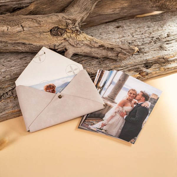 Veganes Lederkuvert bis 13 x 19cm