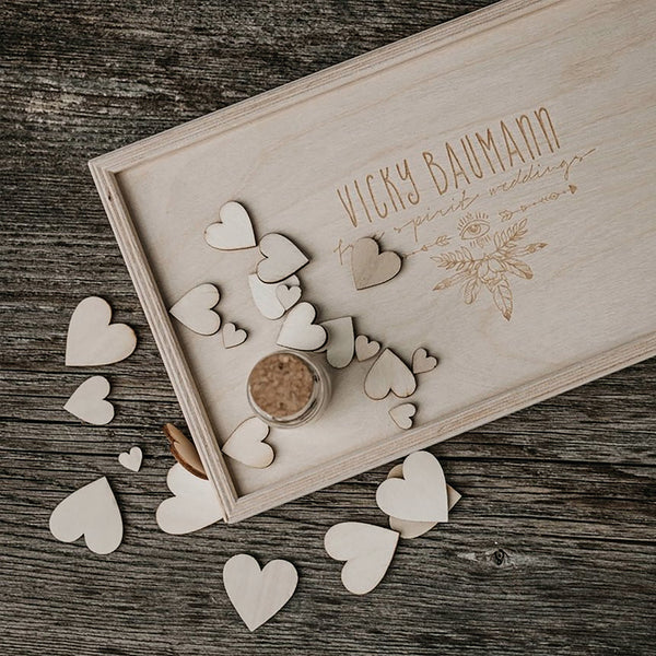 Wooden heart mix