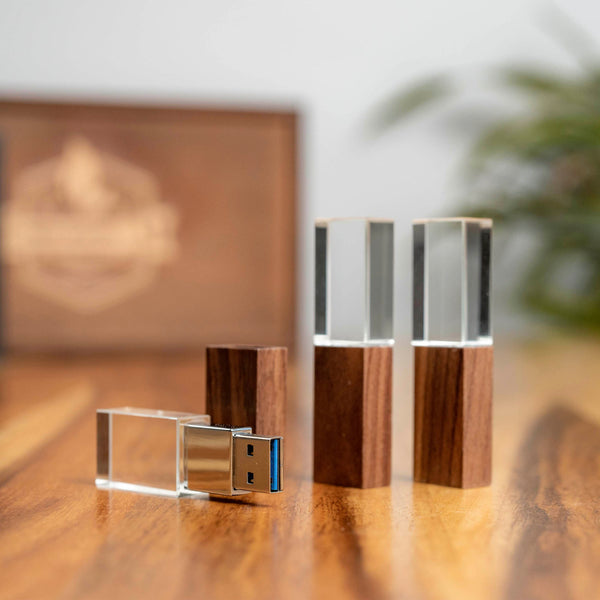 USB stick "Wood-Diamond"