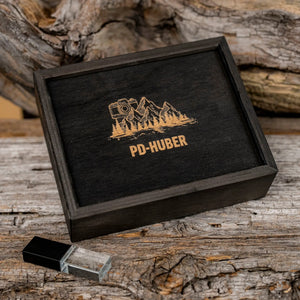 Holzbox für Hochzeitsbilder – premium Zubehör für Fotograf:innen