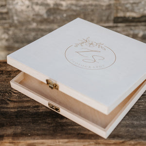 Holzboxen für Fotos