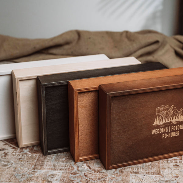 Holzgeschenkbox XXL - bis zur Bildergöße 15x21