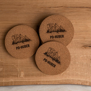 Cork coasters