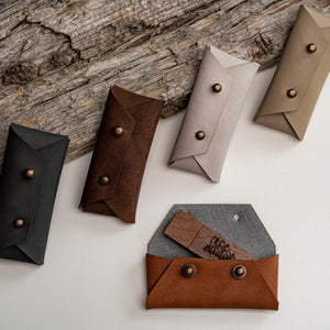 Vegane Ledertasche für USB-Sticks