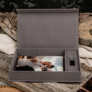 Fabric box SoftTouch | Concrete