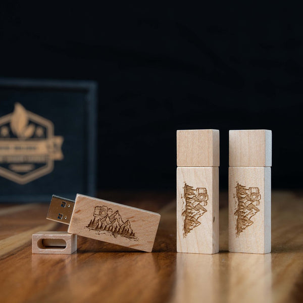 USB-Stick "Holzliebe Ahorn"