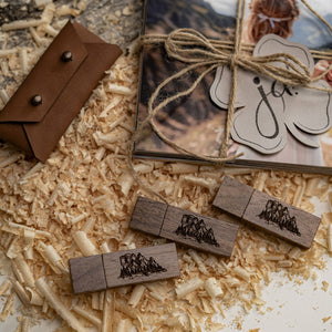 USB stick "Holzliebe Walnut"