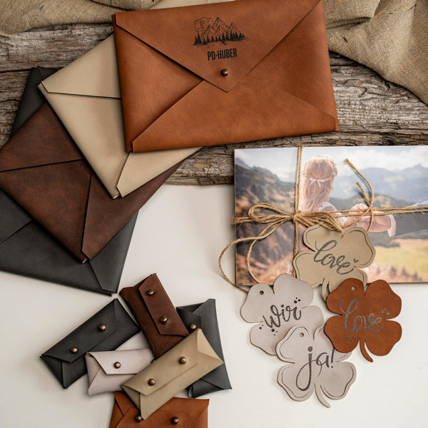 Kleeblatt-Geschenkanhänger (10er-Set)