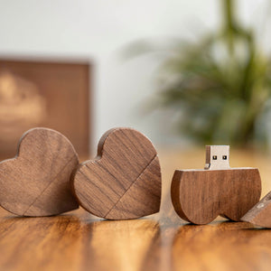 USB stick "Heartpiece Walnut"