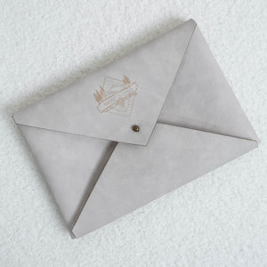 Vegan leather envelope up to 13 x 19cm