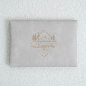 Vegan leather envelope up to 10 x 15cm