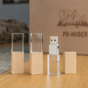 USB-Stick "Wood-Diamond" Ahorn Meine-Holzbox