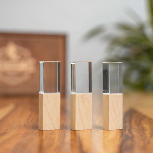 USB-Stick "Wood-Diamond" Ahorn Meine-Holzbox