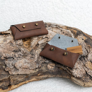 Veganes Lederkuvert USB-Sticks – nachhaltige Premium-Lösung