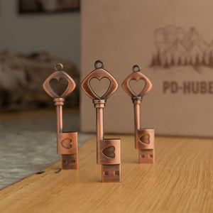 USB-Stick "Schlüssel zum Herz" Meine-Holzbox