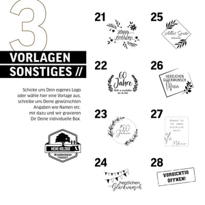 Stoffbox SoftTouch | Kupfer- bis zur Bildergöße 15x21