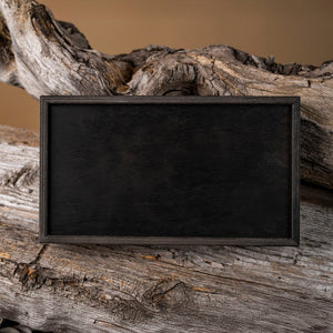 Holzgeschenkbox Sonderedition "Anthrazit Innen & Aussen" -ohne Halter Meine-Holzbox